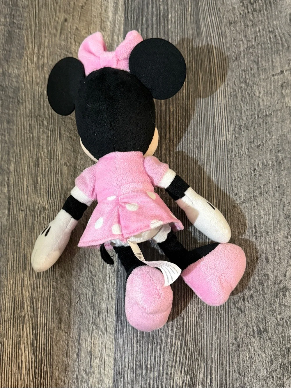 Disney Junior Minnie Mouse Pink Polka Dot Dress Plush Stuffed Animal Toy